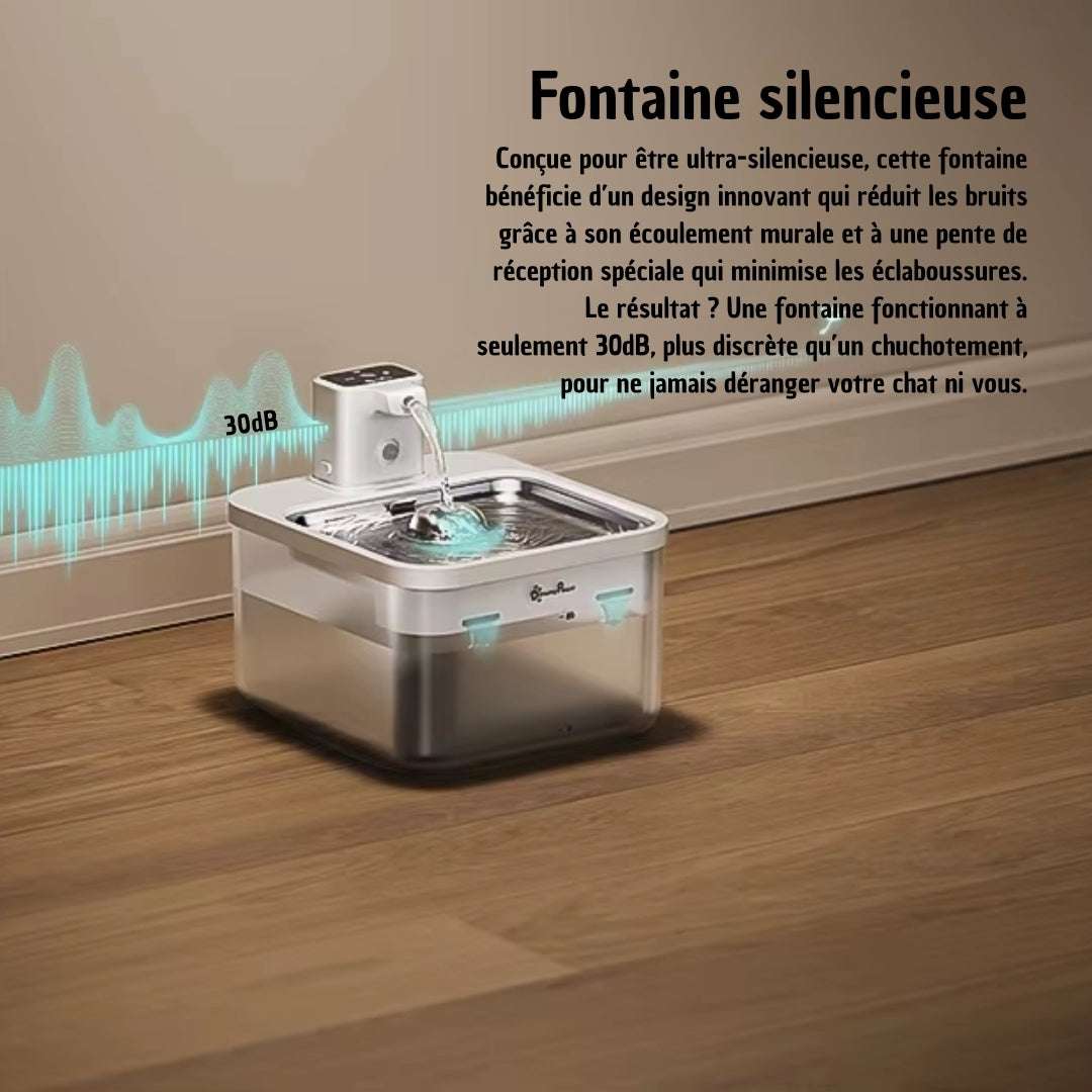 FONTAINE À EAU CHAT | DownyPaws™ - La Chattitude