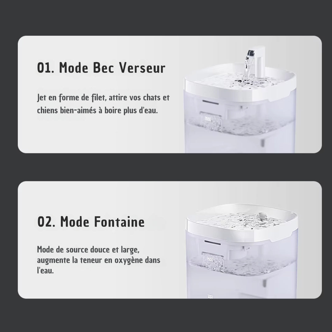 FONTAINE A EAU POUR CHAT | AquaPure™ - La Chattitude