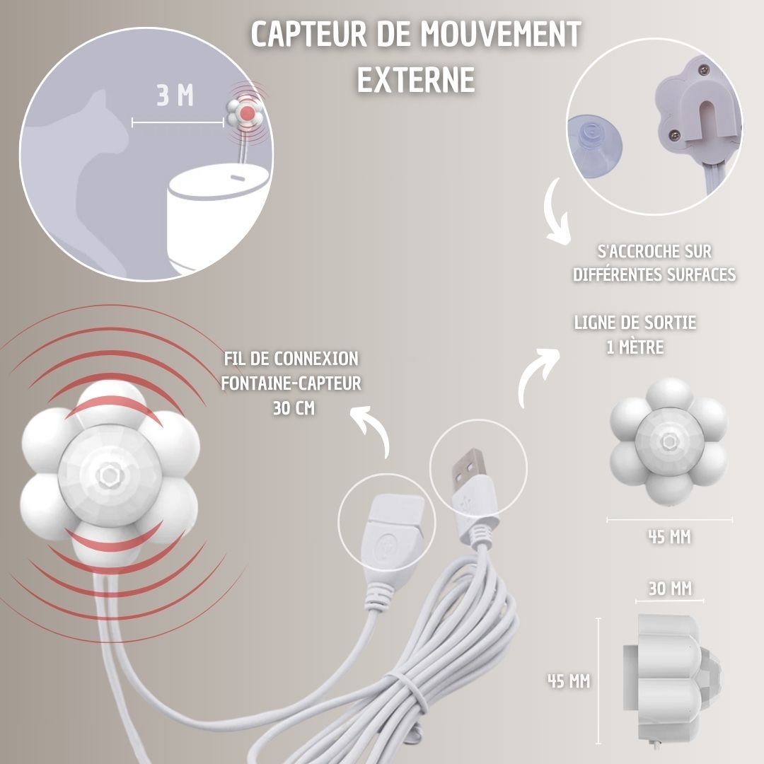 FONTAINE À EAU POUR CHAT | PetWater™ - La Chattitude