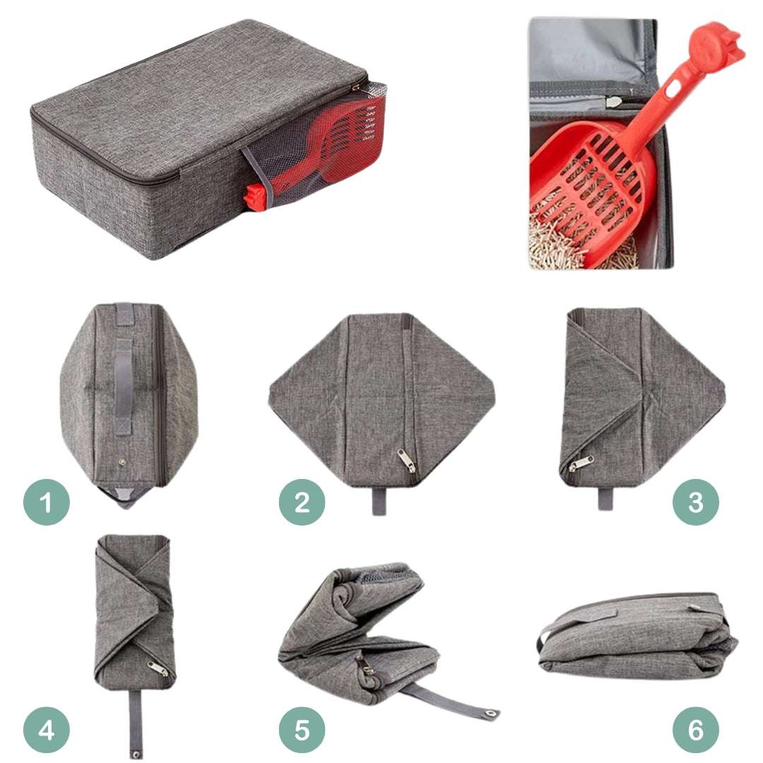 LITIERE POUR CHAT | Litiere - Nomade™ litière transportable - La Chattitude