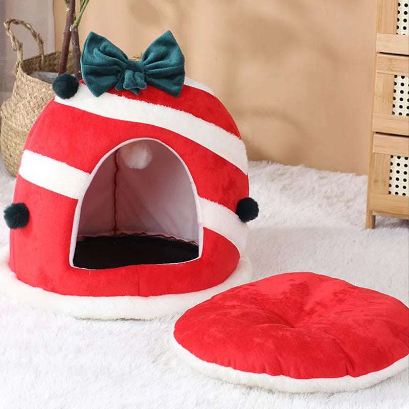NICHE POUR CHAT - Maison pour chat | SantaGift™ - La Chattitude