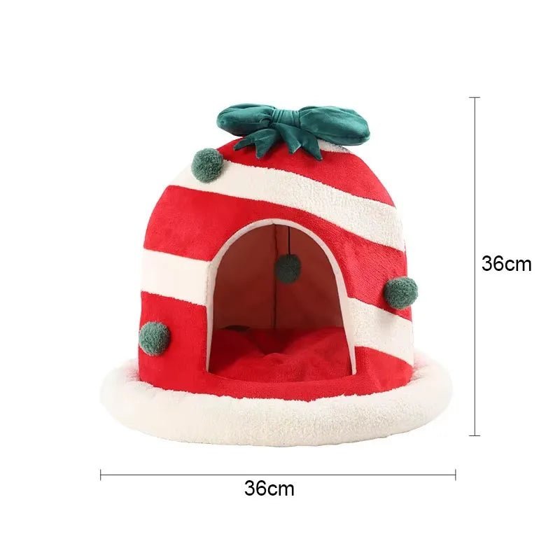 NICHE POUR CHAT - Maison pour chat | SantaGift™ - La Chattitude