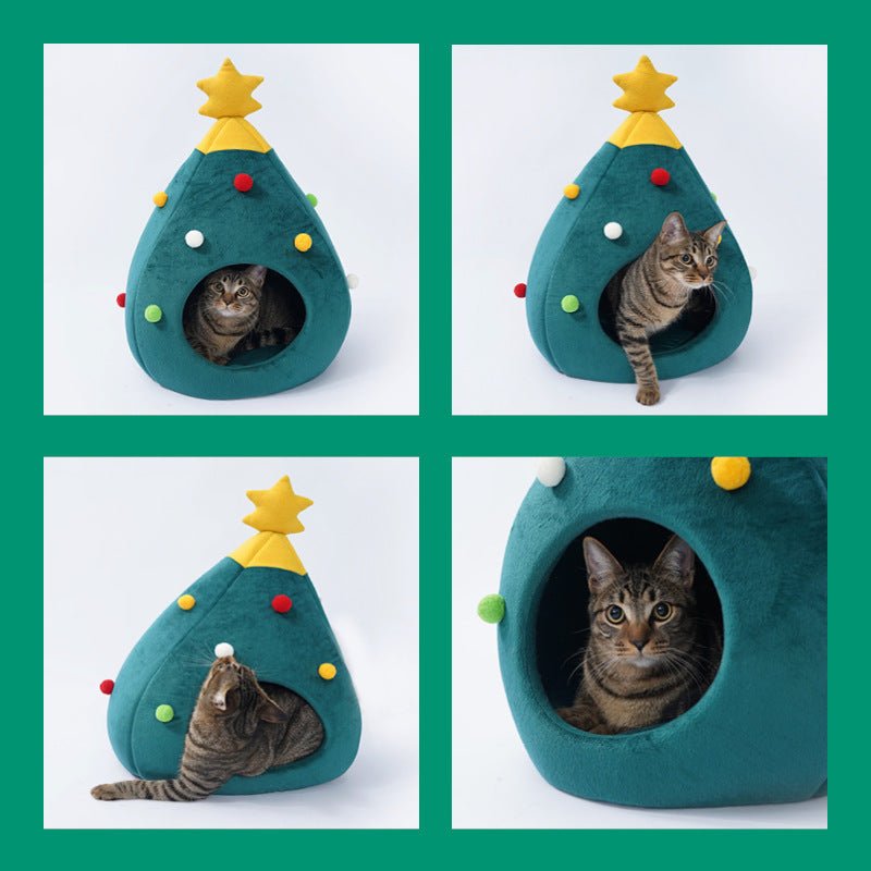 NICHE POUR CHAT | Sapinou - Douillet™ - La Chattitude