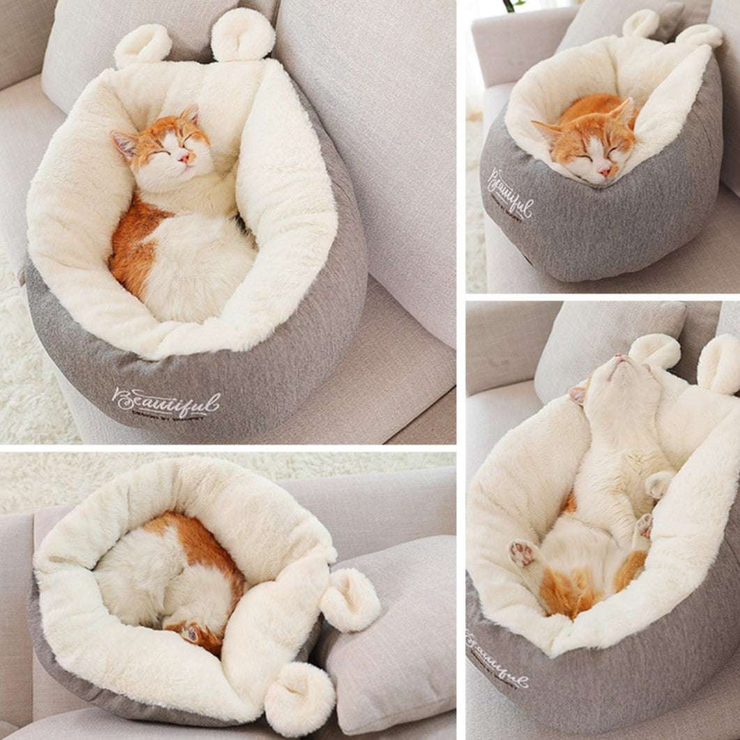 PANIER CHAT - Panier pour chat + plaid đ | Cozy - Nestâą - La Chattitude