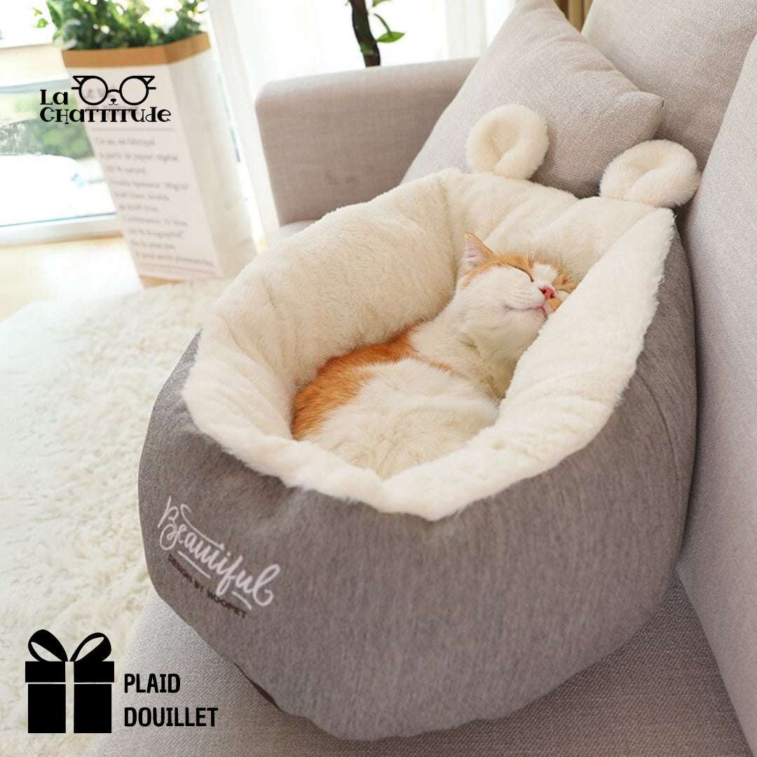 PANIER CHAT - Panier pour chat + plaid đ | Cozy - Nestâą - La Chattitude