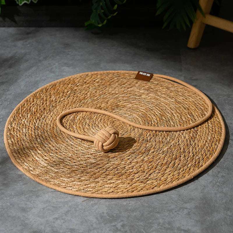 Tapis en Osier pour chat - La Chattitude