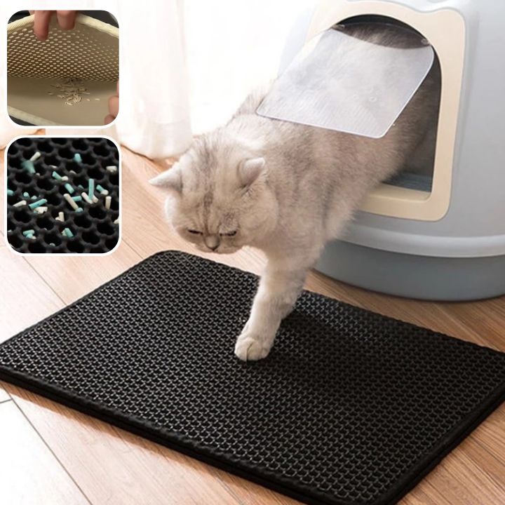 TAPIS LITIÈRE POUR CHAT | Litter - Catcher™ - La Chattitude