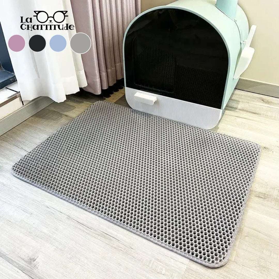 TAPIS LITIÈRE POUR CHAT | Litter - Catcher™ - La Chattitude