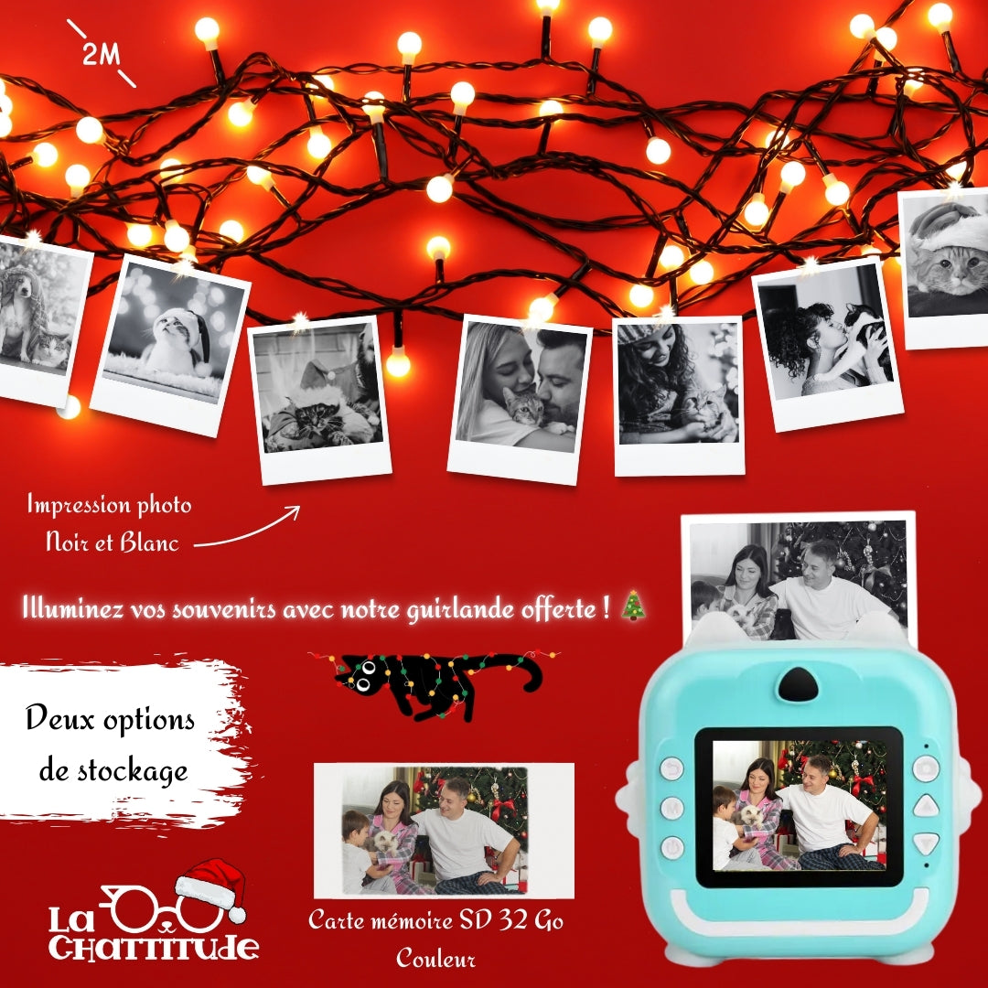 POLAROID CHATS - CADEAU DE NOËL| Print Camera - InstaPaws™