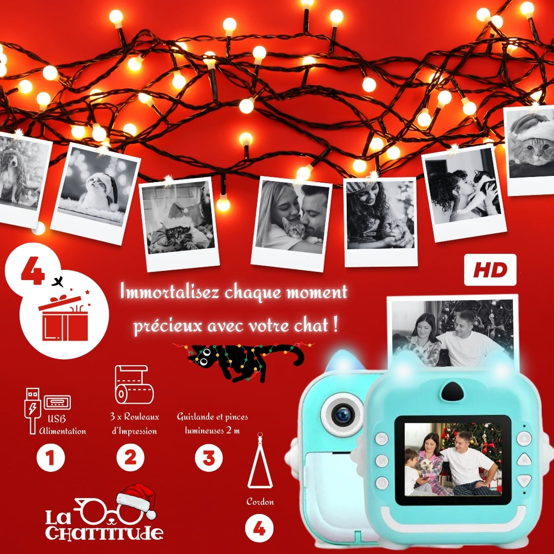 POLAROID CHATS - CADEAU DE NOËL| Print Camera - InstaPaws™