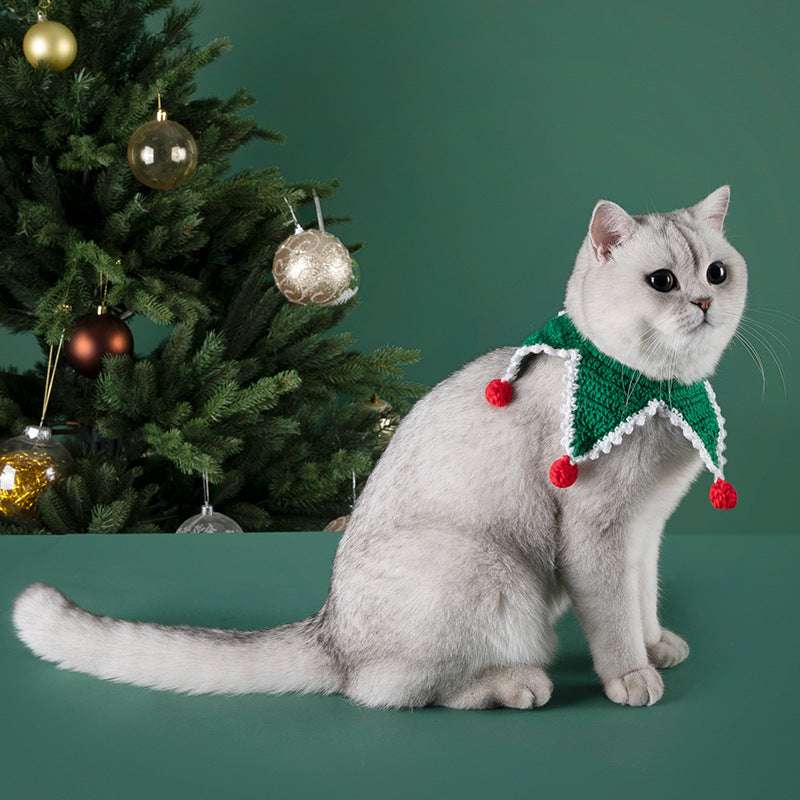 COLLIER POUR CHAT – Noêl – Handmade | Chat - Pin™ - La Chattitude