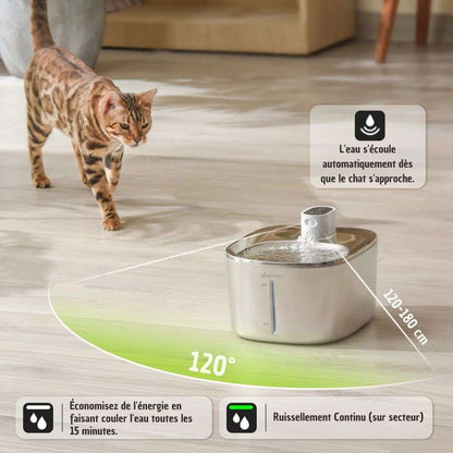 FONTAINE À EAU POUR CHAT | ApetDola™ - La Chattitude