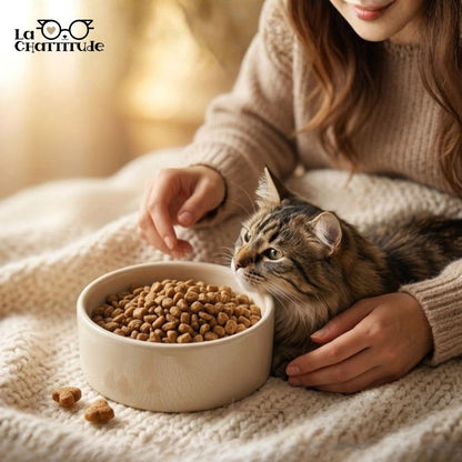 Gamelle chat - Céramique | CeramBowl™ - La Chattitude