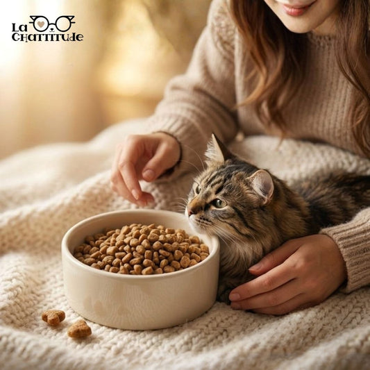 Gamelle chat - Céramique | CeramBowl™ - La Chattitude