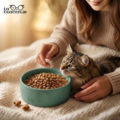 Gamelle chat - Céramique | CeramBowl™ - La Chattitude