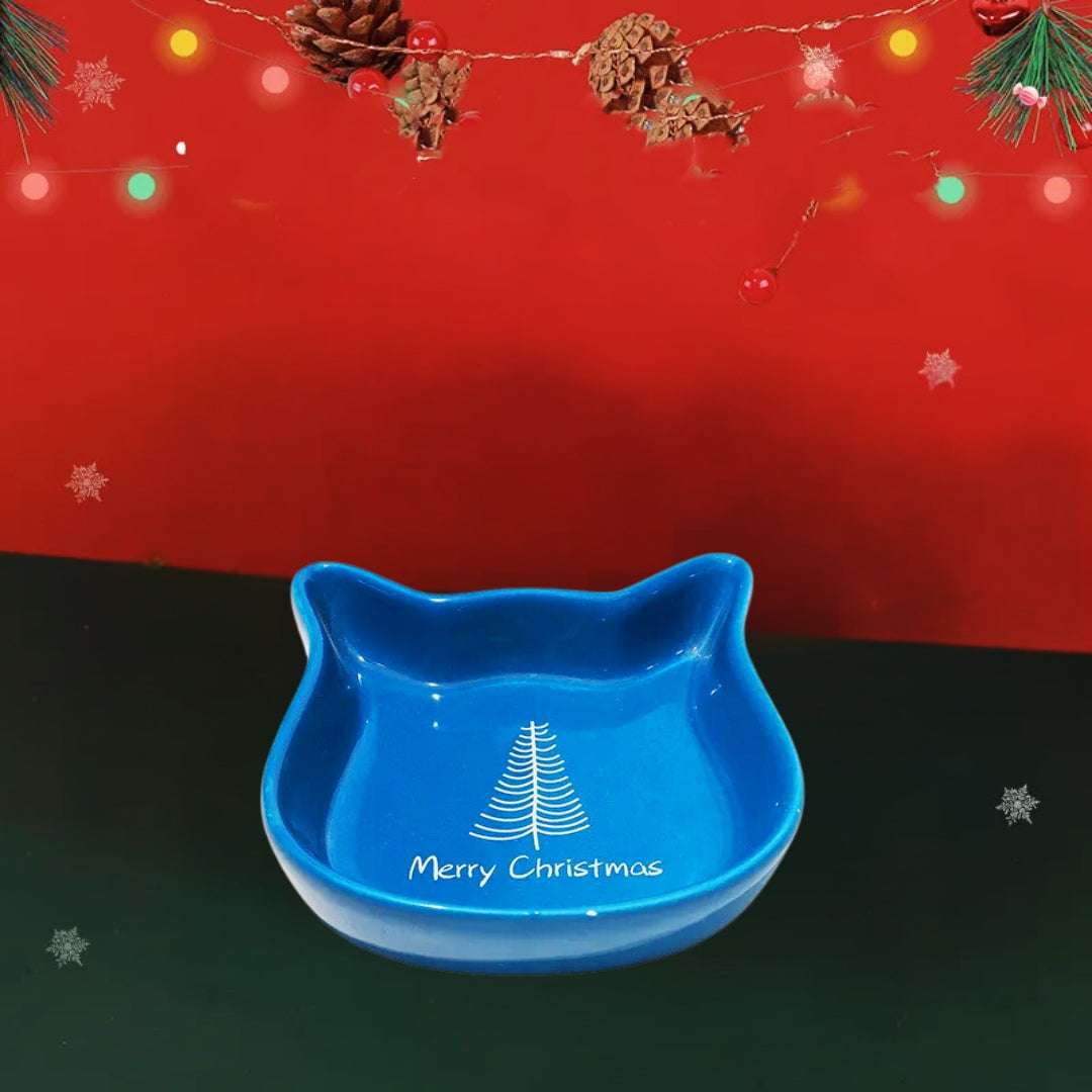 GAMELLE CHAT - Gamelle céramique pour chat | Le Pack Cadeau Idéal pour Noël - La Chattitude