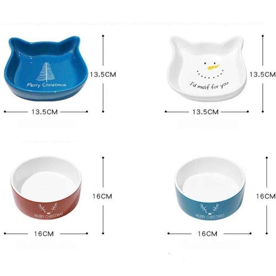GAMELLE CHAT - Gamelle céramique pour chat | Le Pack Cadeau Idéal pour Noël - La Chattitude