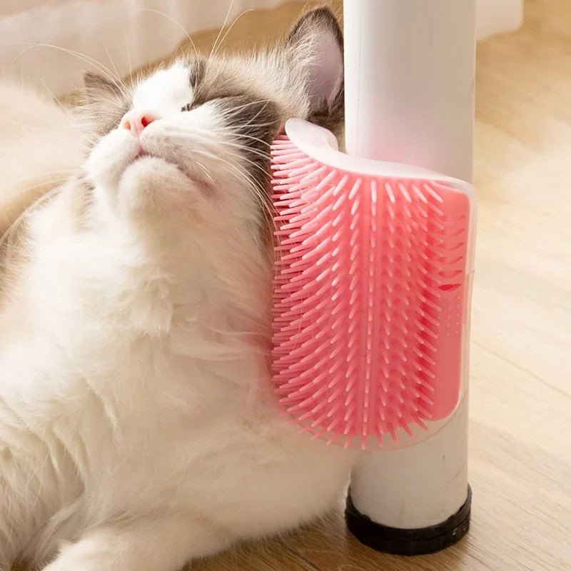 Grattouille™ | Brosse Auto - Toilettage | Massage pour chat - La Chattitude