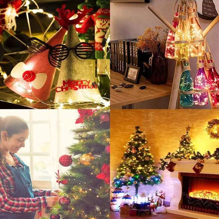 Guirlande lumineuse 2m + 10 Pinces 🎁 - La Chattitude
