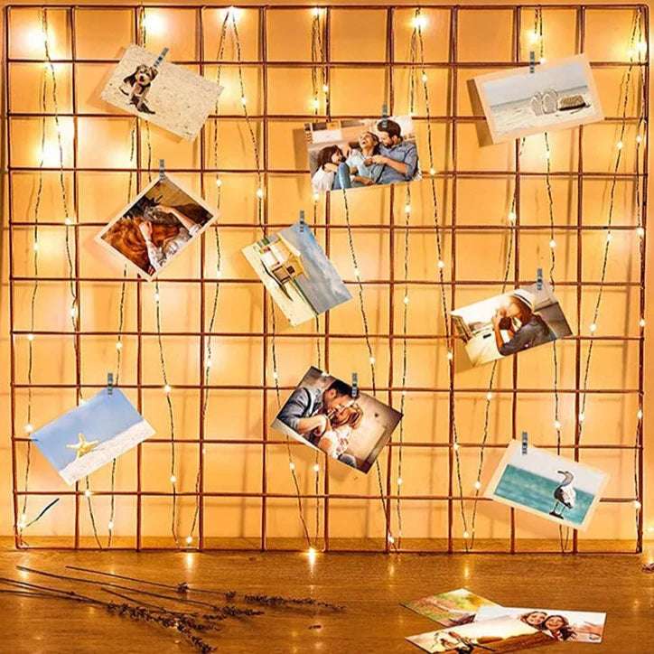 Guirlande lumineuse 2m + 10 Pinces 🎁 - La Chattitude