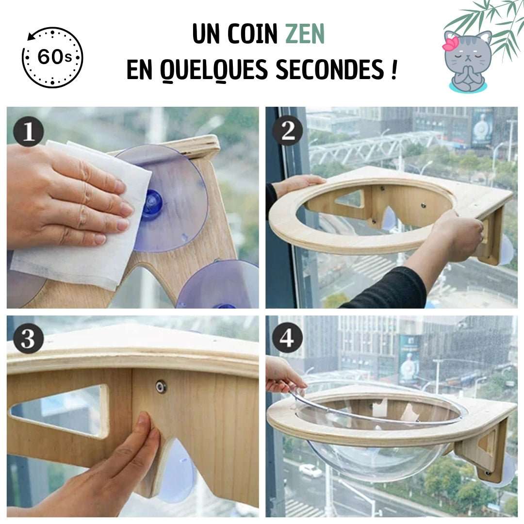 HAMAC CHAT - hamac pour chat bulle | Bubbly - Perch™ - La Chattitude