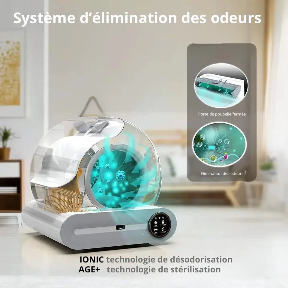 LITIERE AUTOMATIQUE | Litière autonettoyante connectée - La Chattitude