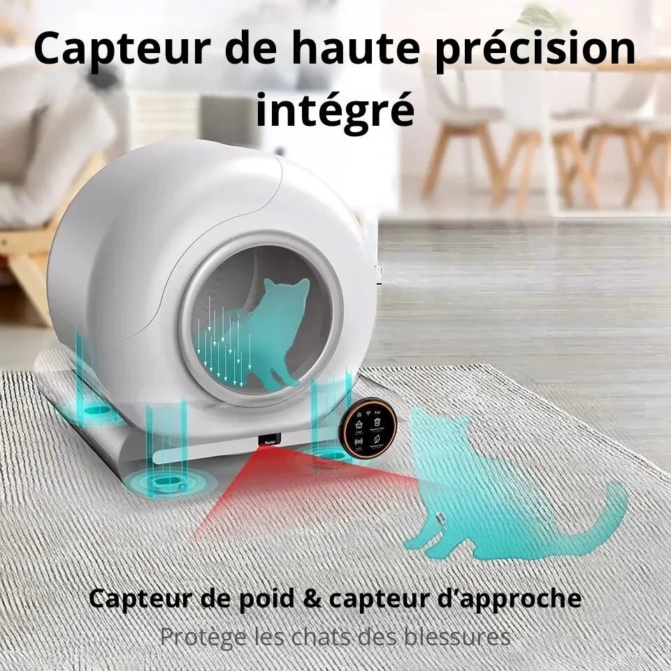 LITIERE AUTOMATIQUE | Litière autonettoyante connectée - La Chattitude