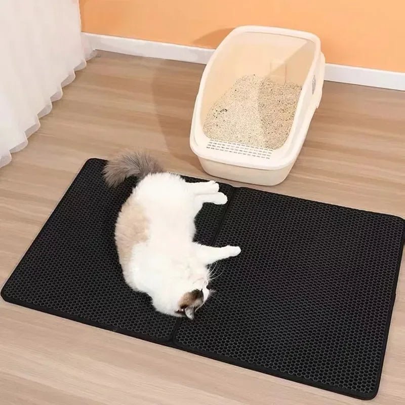 LITIERE CHAT - tapis litière chat | Litiere - Catcher™ - La Chattitude