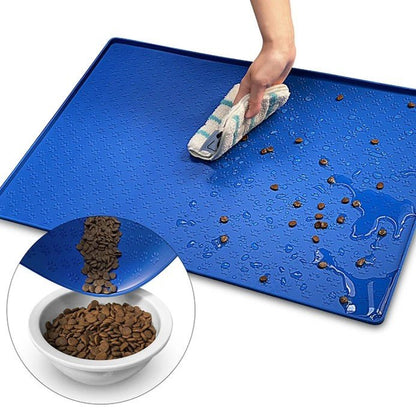 LitterFood™ | Tapis Anti - Débordements pour Repas de Chats - La Chattitude