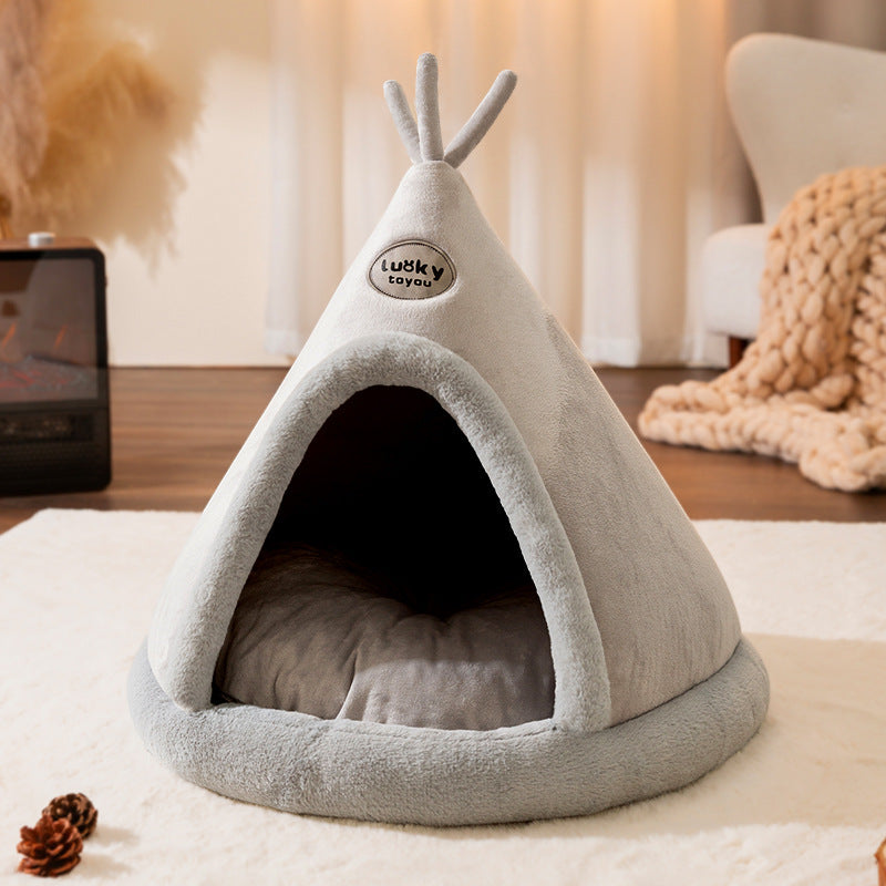 niche-pour-chat-chalet-noel-etoile