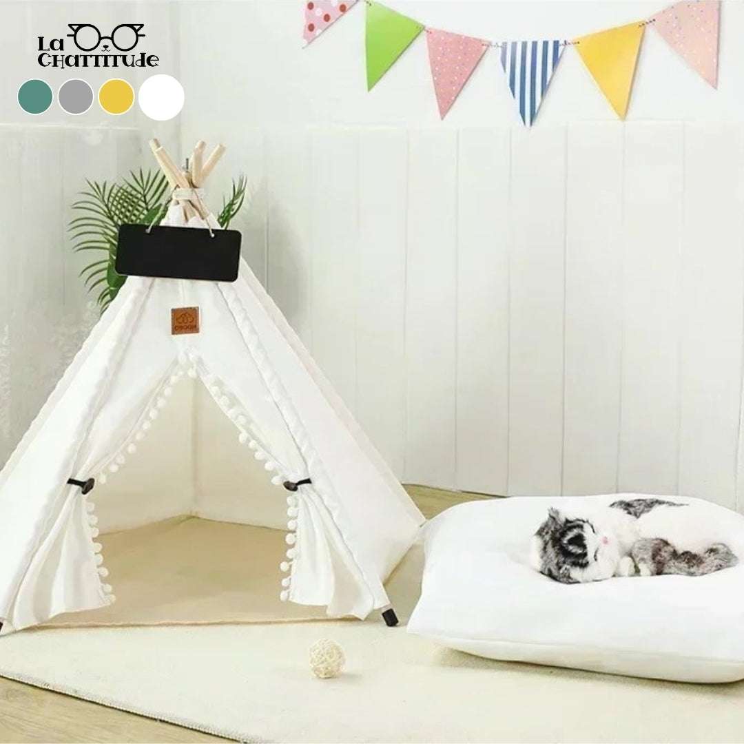 NICHE POUR CHAT - Coussin chat | Feline - Tipi™ - La Chattitude