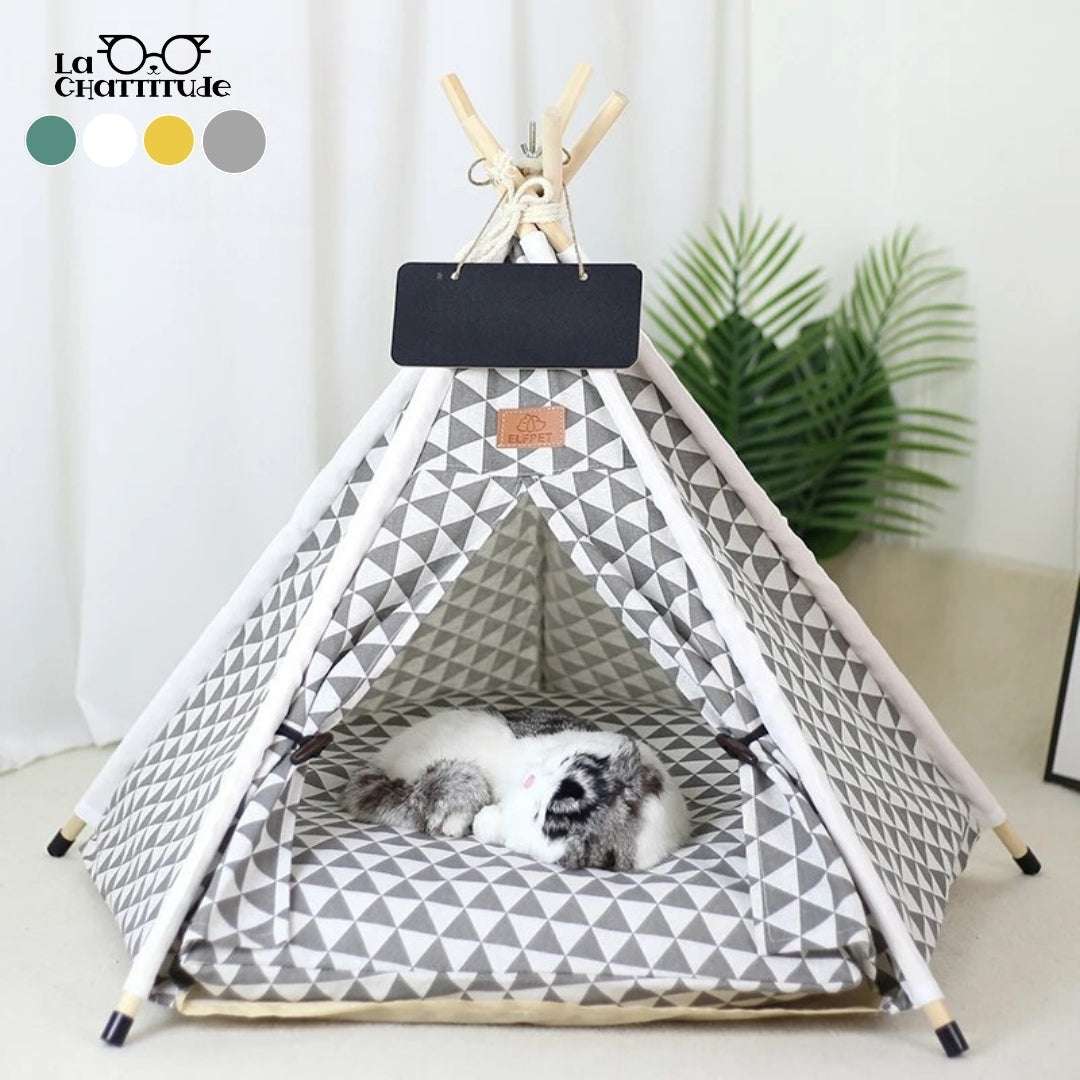NICHE POUR CHAT - Coussin chat | Feline - Tipi™ - La Chattitude
