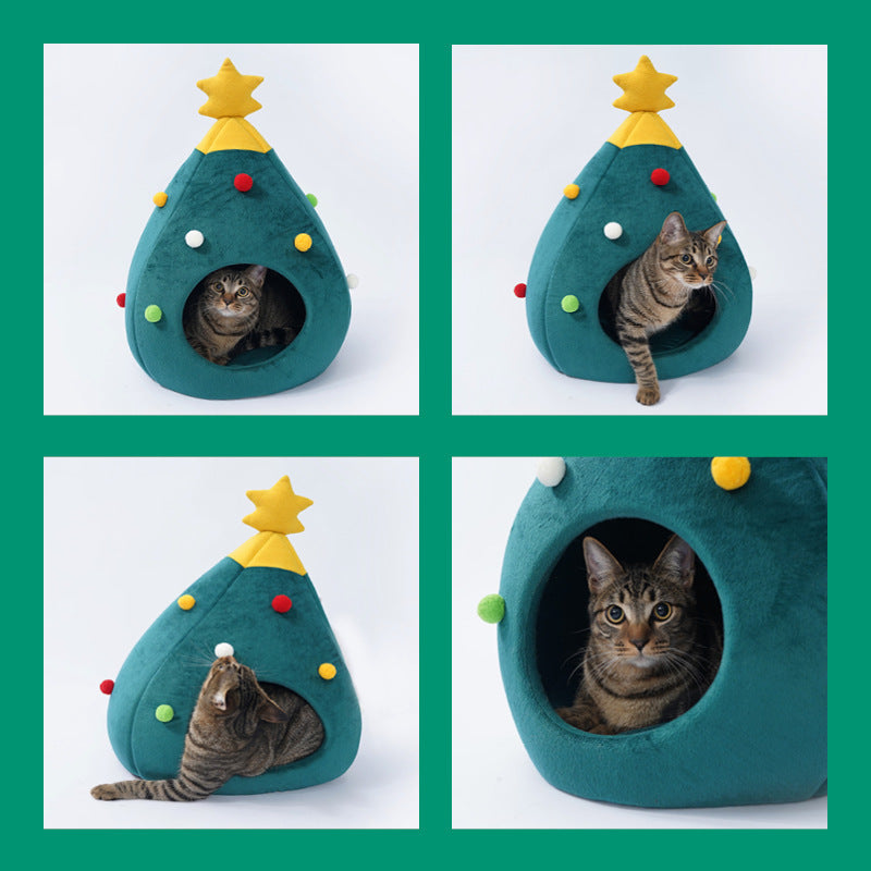 niche-pour-chat-noel-sapin-produit