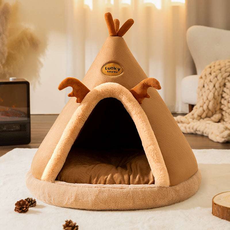 NICHE POUR CHAT - Panier Chat | Chalet - Douillet™ - La Chattitude