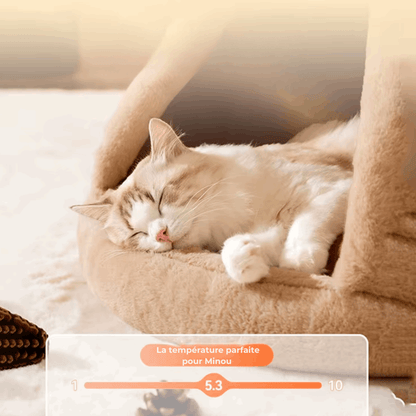 NICHE POUR CHAT - Panier Chat | Chalet - Douillet™ - La Chattitude