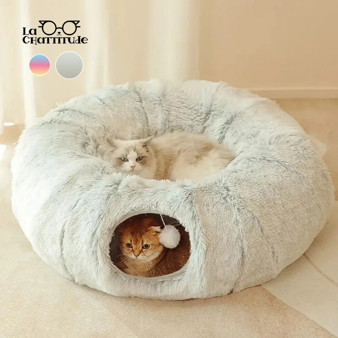 panier-chat-coussin-chat-gris-tunnel-dreamcave