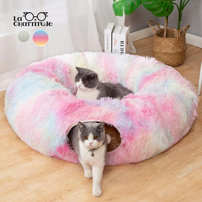 panier-chat-coussin-chat-multicolor-tunnel-dreamcave