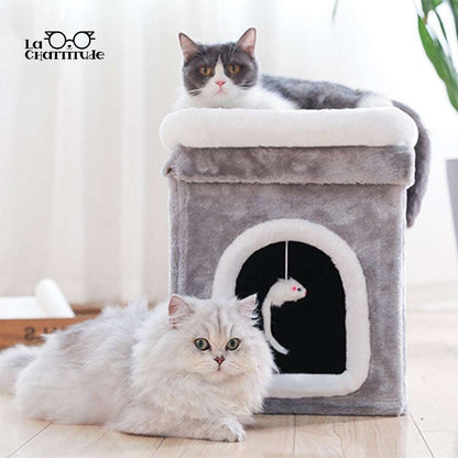 PANIER CHAT - Multifonctionnel | Cozy - Castle™ - La Chattitude