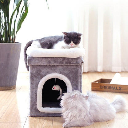 panier-chat-niche-pour-chat-confortable-cozycastle