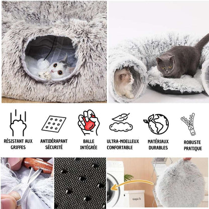 PANIER CHAT - Tunnel pour chat multifonction | Dream - Cave™ - La Chattitude