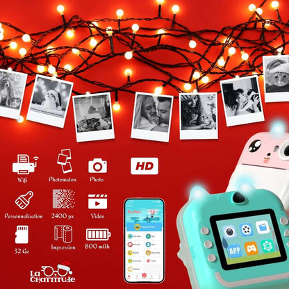 POLAROID CHATS - CADEAU DE NOËL| Print Camera - InstaPaws™ - La Chattitude