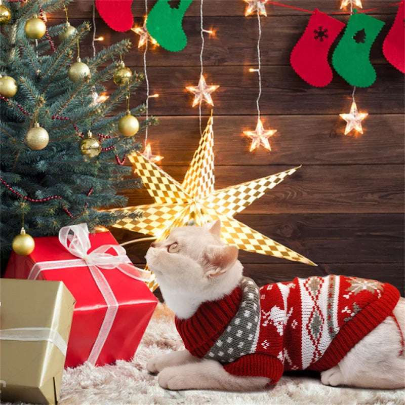 PULL POUR CHAT - Pull de Noël pour Chat | NoëlStyle™ - La Chattitude
