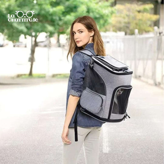 SAC DE TRANSPORT POUR CHAT - Extensible | PUPPY - OUT™ - La Chattitude