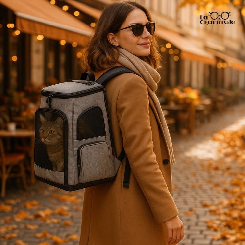 SAC DE TRANSPORT POUR CHAT - Extensible | PUPPY - OUT™ - La Chattitude