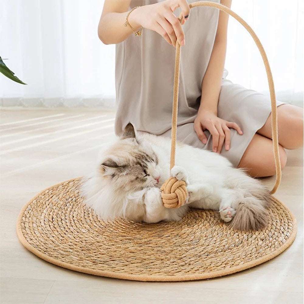 Tapis en Osier pour chat - La Chattitude