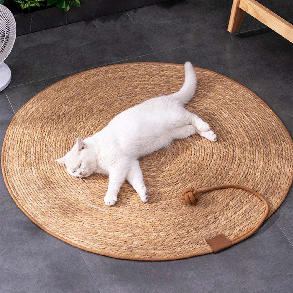 Tapis en Osier pour chat - La Chattitude